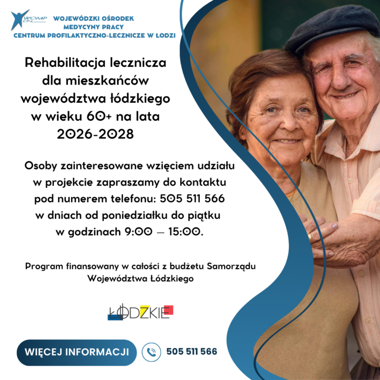 rehabilitacja lecznicza 60 plus